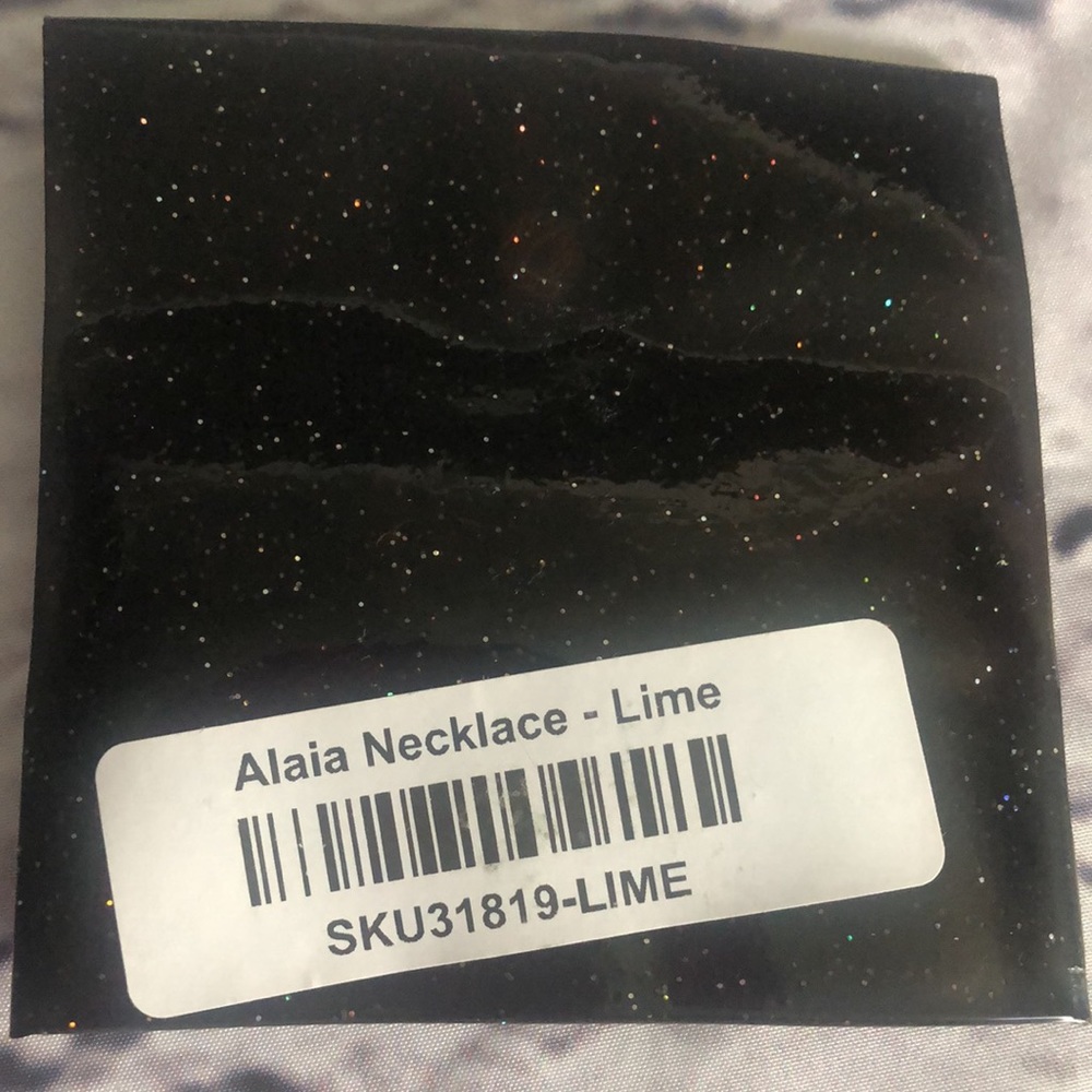 Bar By Alexa Rae Alaia Necklace Lime Color . - Picture 6 of 7